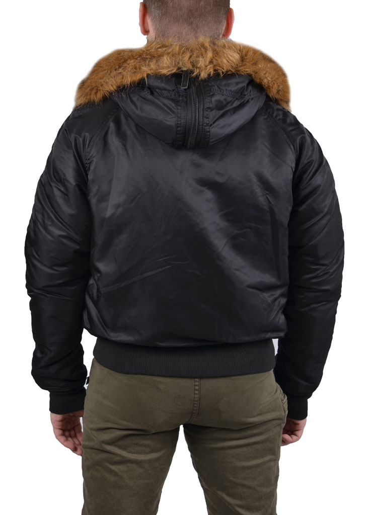 Аляска короткая ALPHA INDUSTRIES CLASSIC N-2B black 