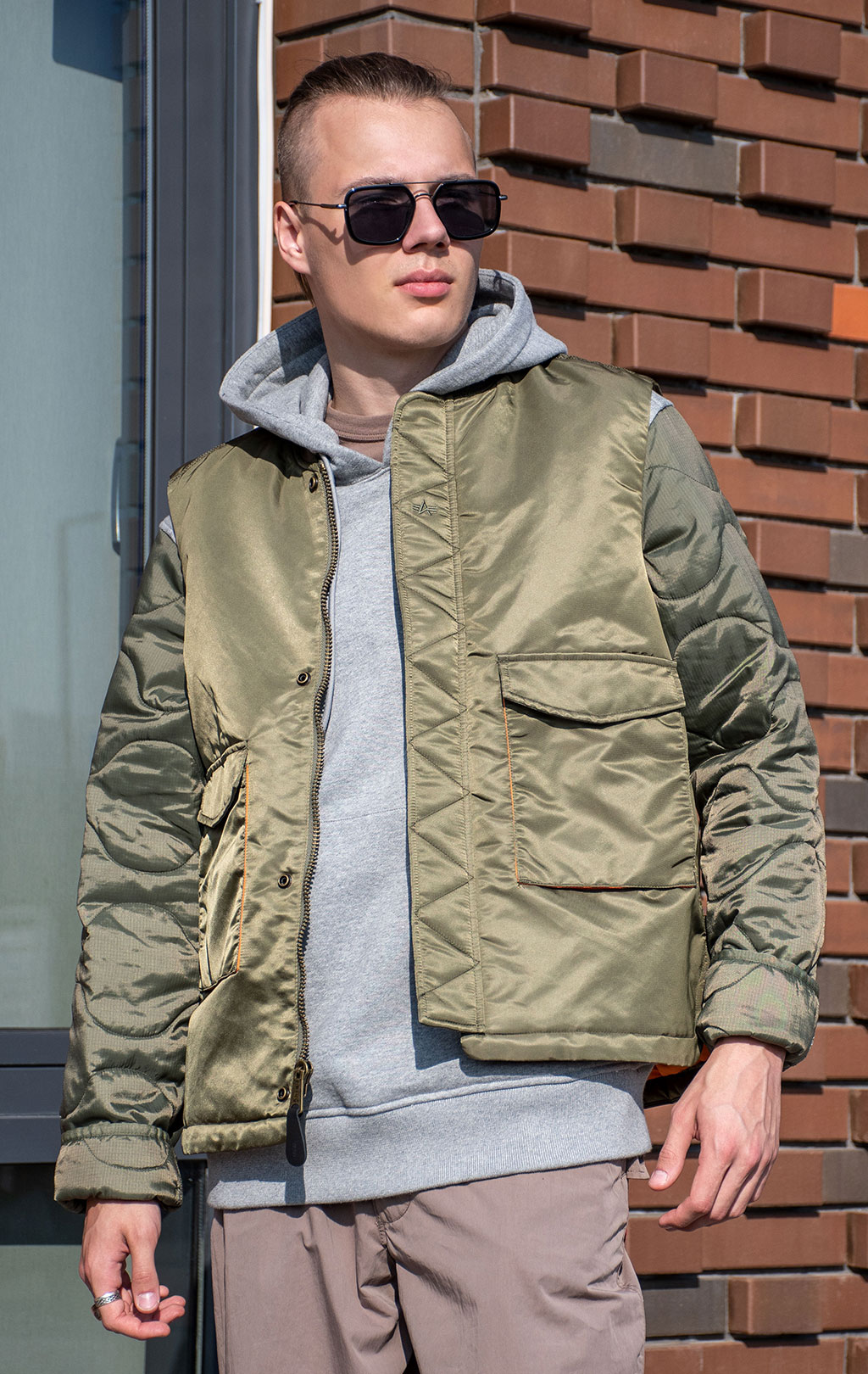 Жилет ALPHA INDUSTRIES MA-1 MOD VEST FW 24/25 OG-107 green 