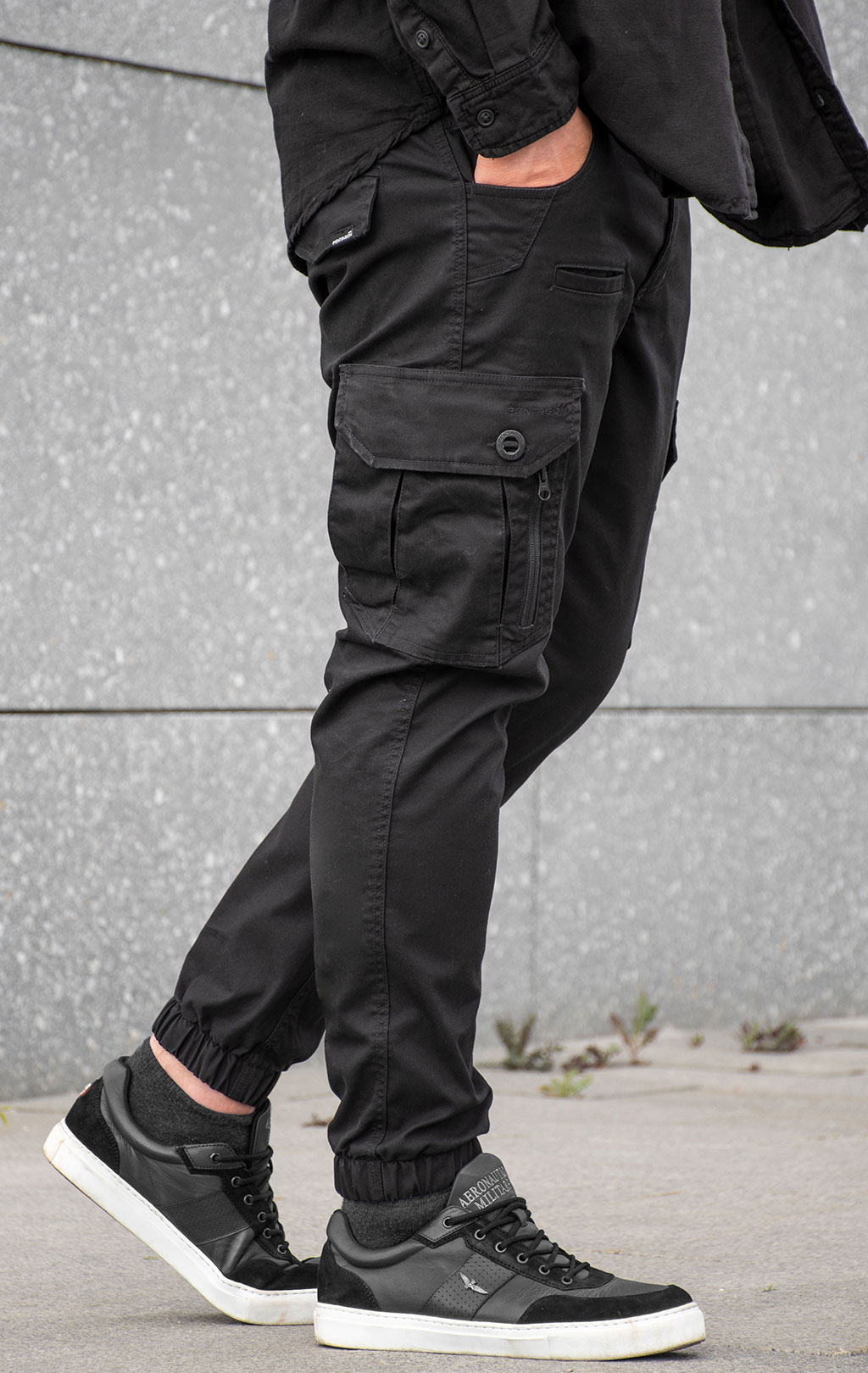 Брюки тактические Pentagon INVICTUS хлопок65%/полиэстер35% Twill black 05058 