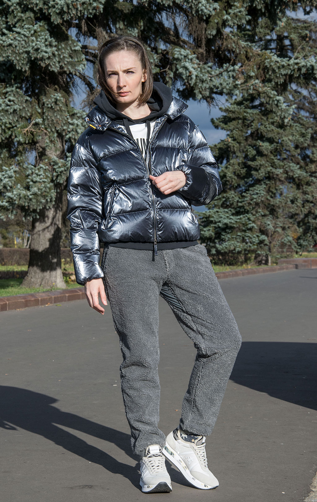 Женская куртка дутик пуховая PARAJUMPERS PIA FW 21/22 pencil 