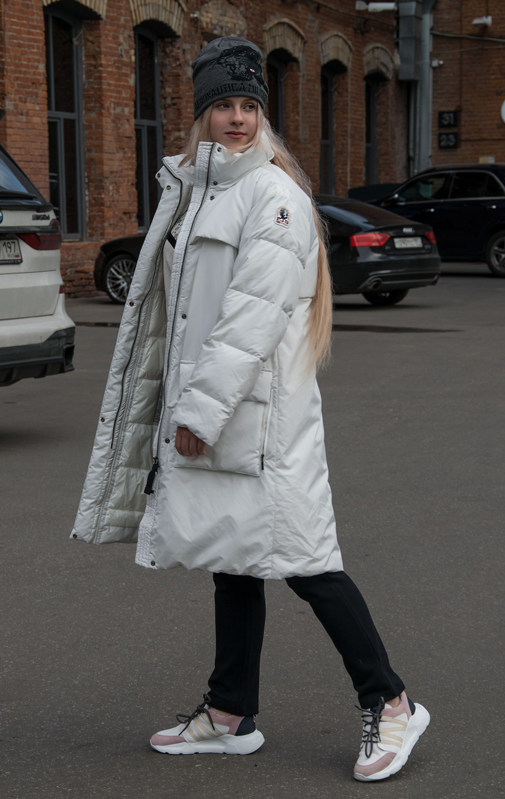 Женское пальто утеплённое PARAJUMPERS KAISHA FW 20/21 off white 