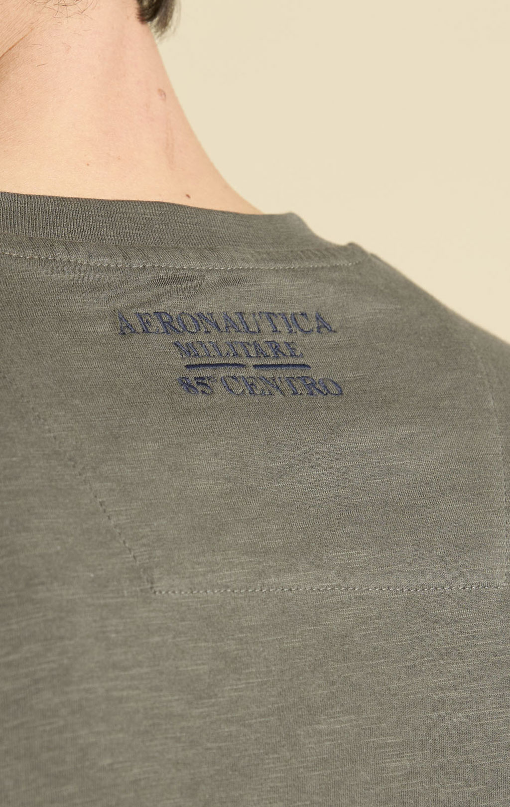 Лонгслив AERONAUTICA MILITARE FW 25/26/BD beluga grey (TS 2485)