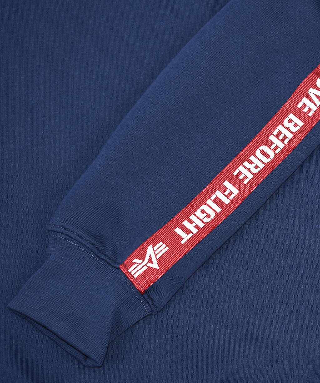 Свитшот ALPHA INDUSTRIES RBF TAPE SWEATER new navy 