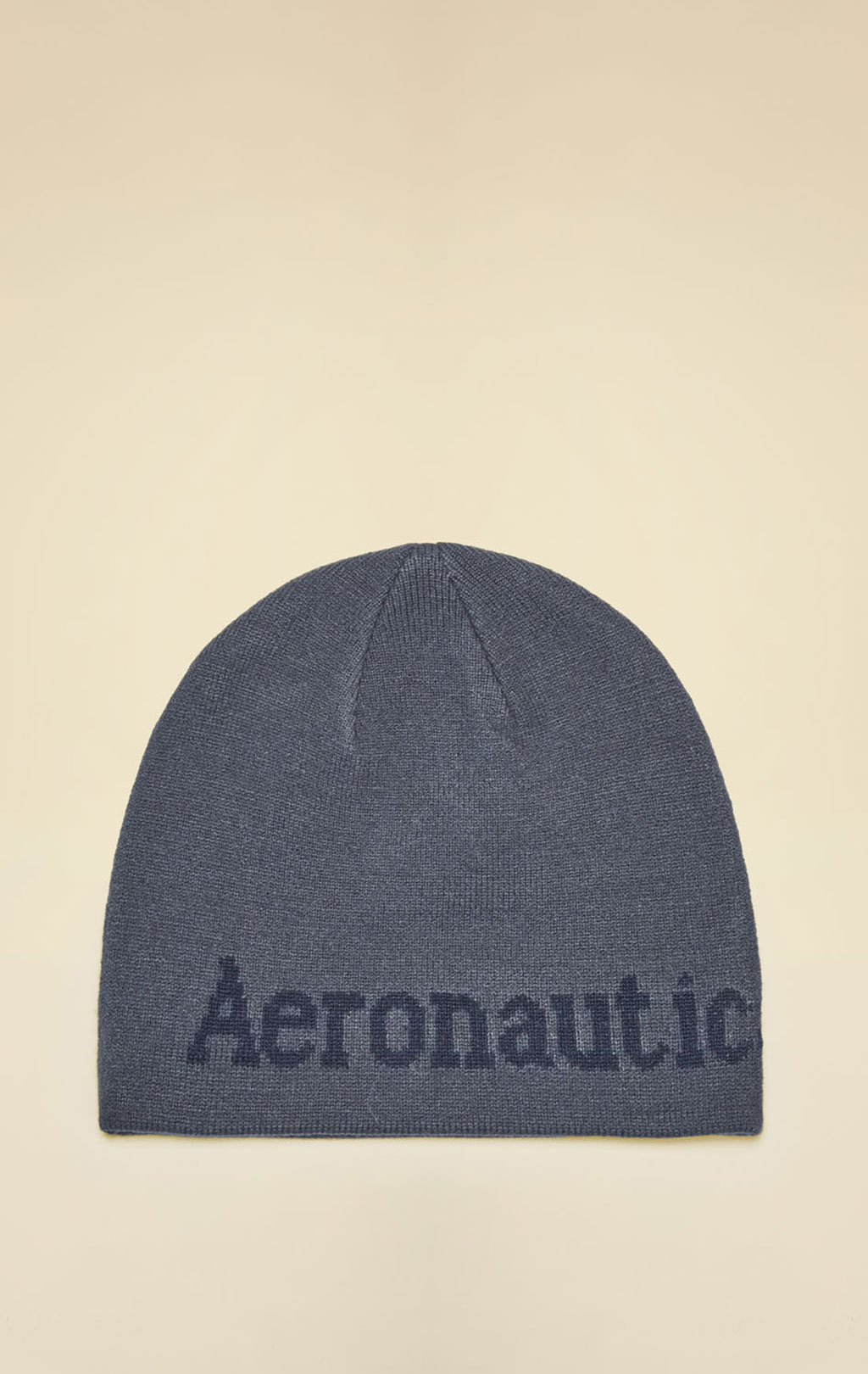 Шапка вязаная AERONAUTICA MILITARE FW 26/27/CN shark (CU 0093) 