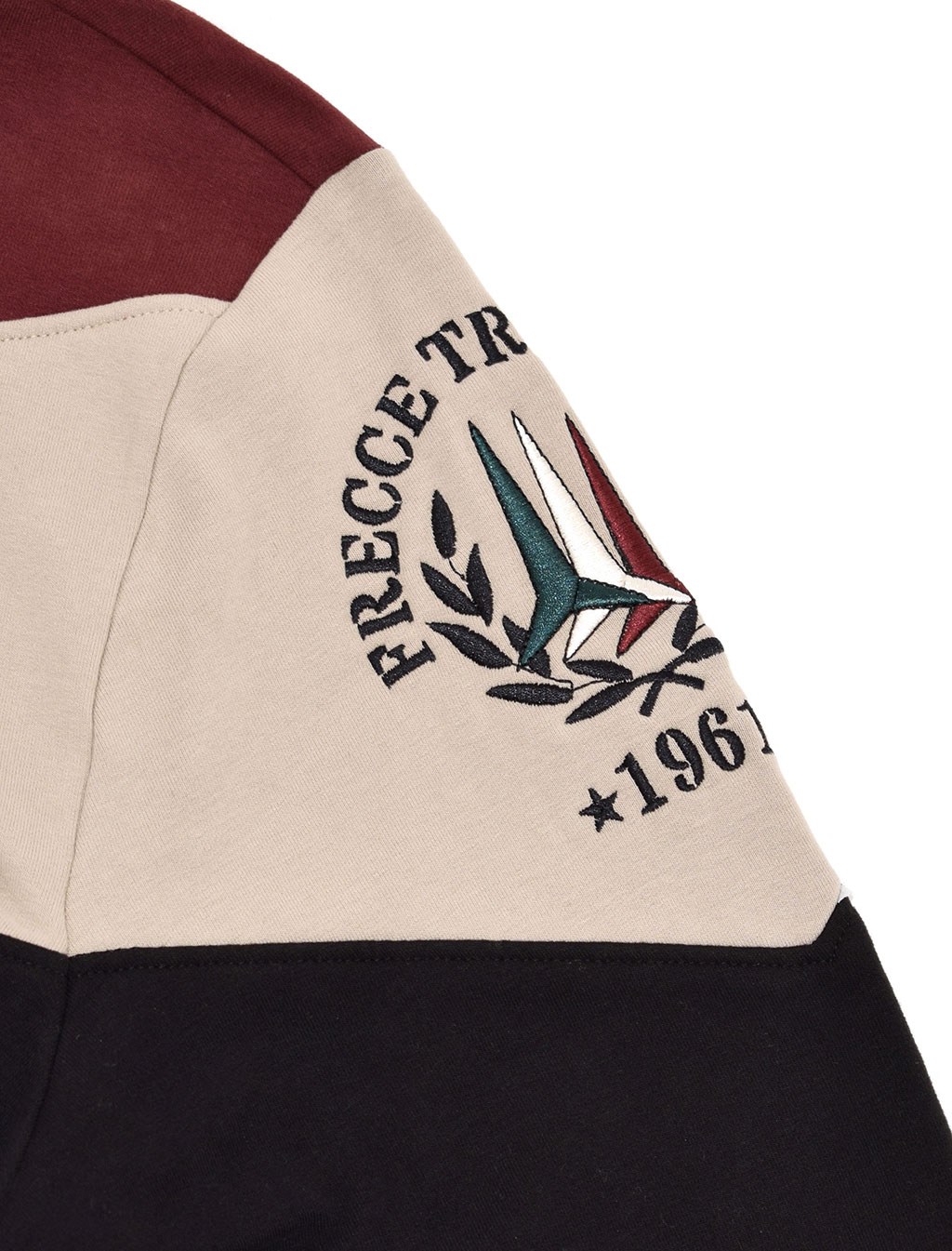 Толстовка с капюшоном AERONAUTICA MILITARE FW 19/20 rosso/sabbia/nero (FE 1403) 