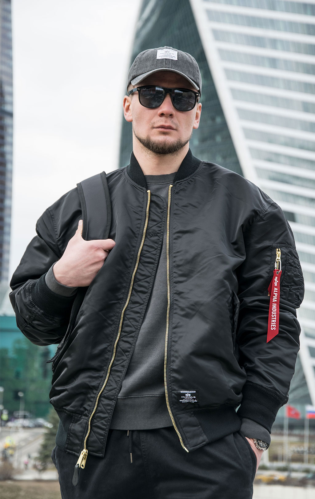 Ветровка ALPHA INDUSTRIES GEN-II FLIGHT JACKET L-2B SS 23 m black 