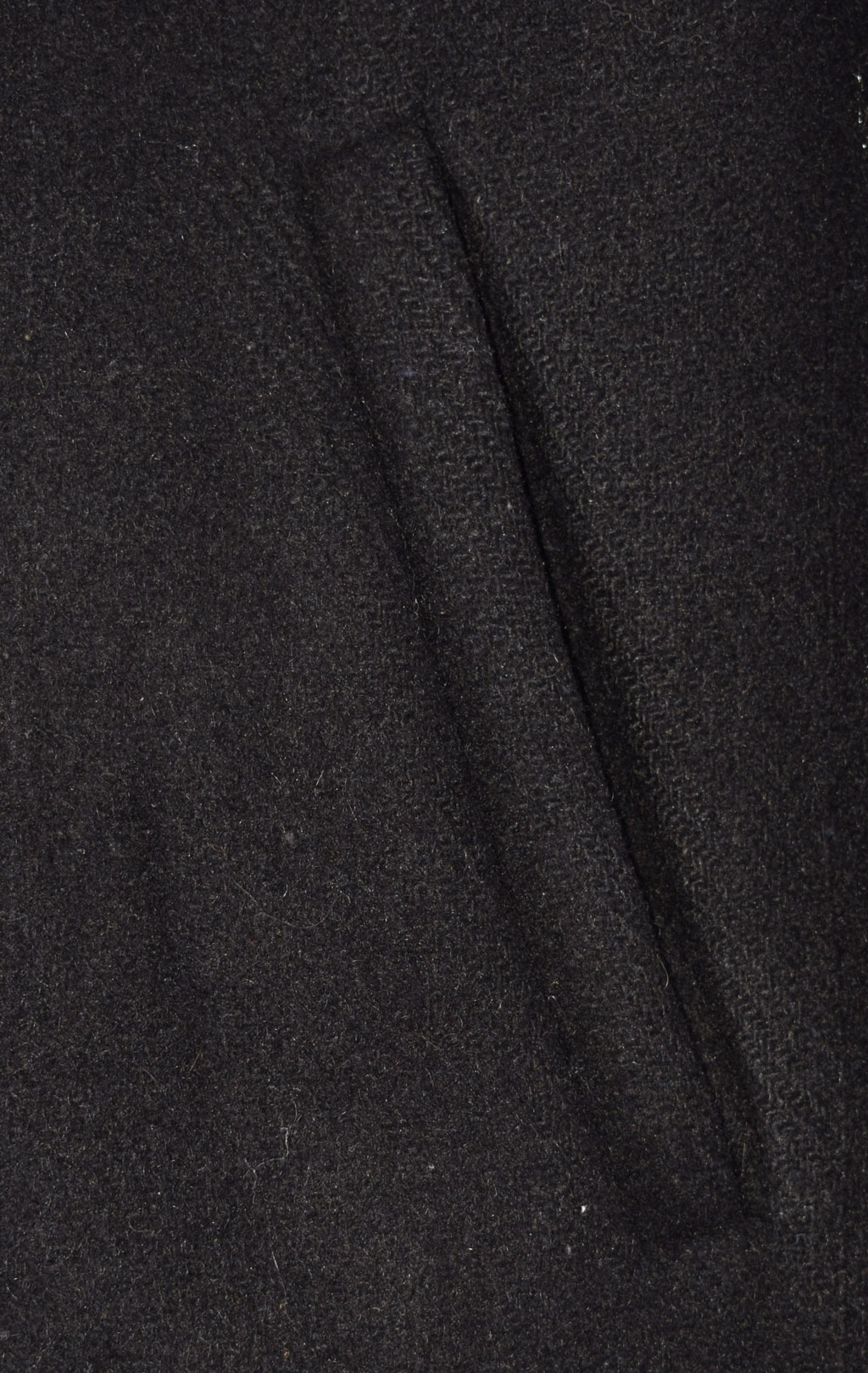 Бушлат морской Mind Boggler PEACOAT шерсть85/нейлон15 black б/у Индия