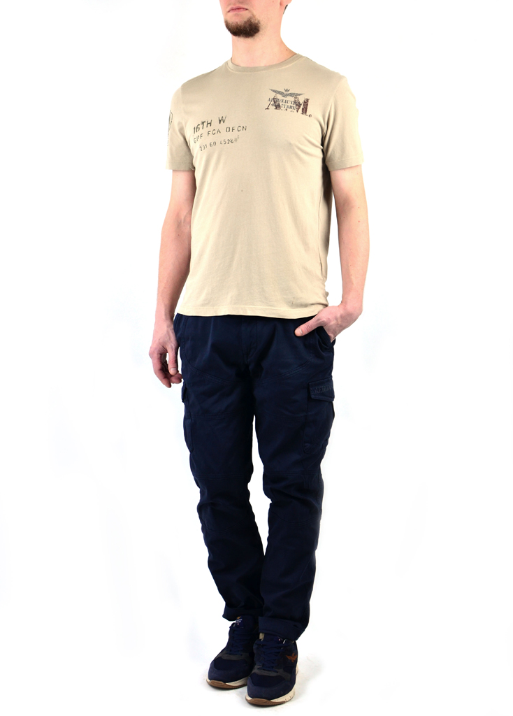 Футболка AERONAUTICA MILITARE sand (TS 1514) 