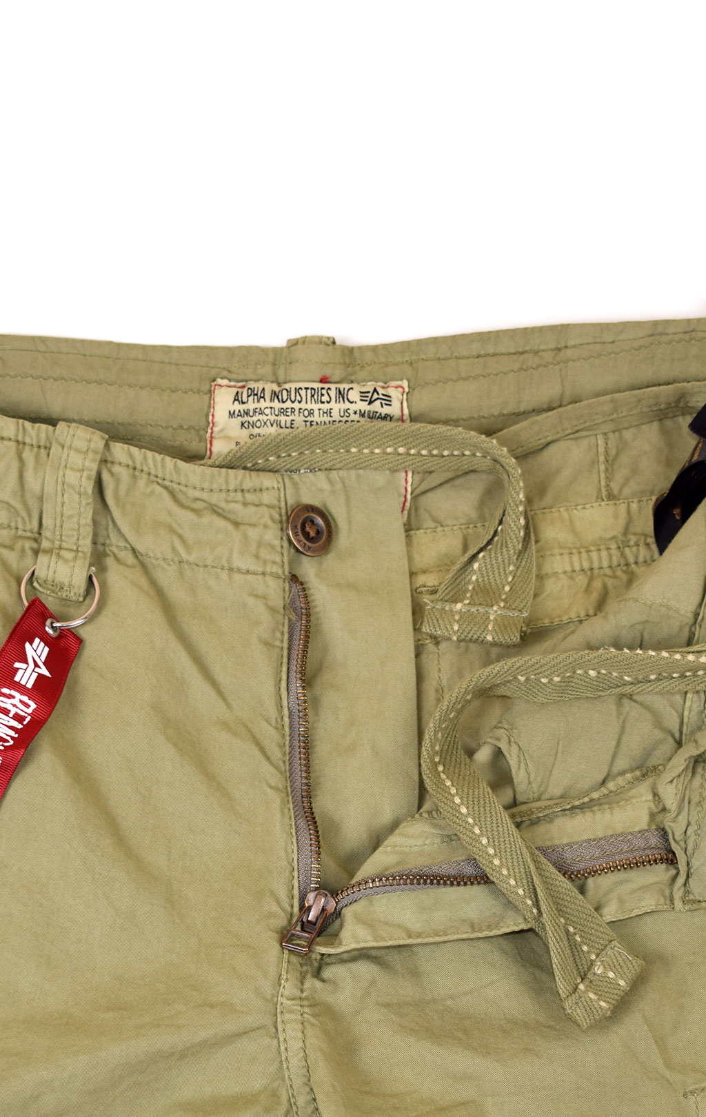 Шорты ALPHA INDUSTRIES JET big size light olive 