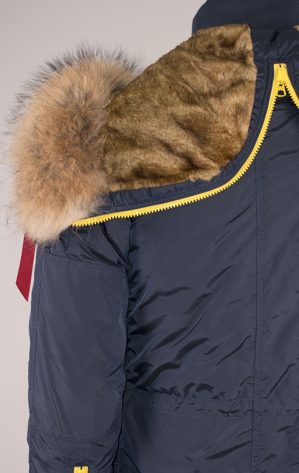 Аляска ALPHA INDUSTRIES PPS N-3B натур. мех rep. blue 