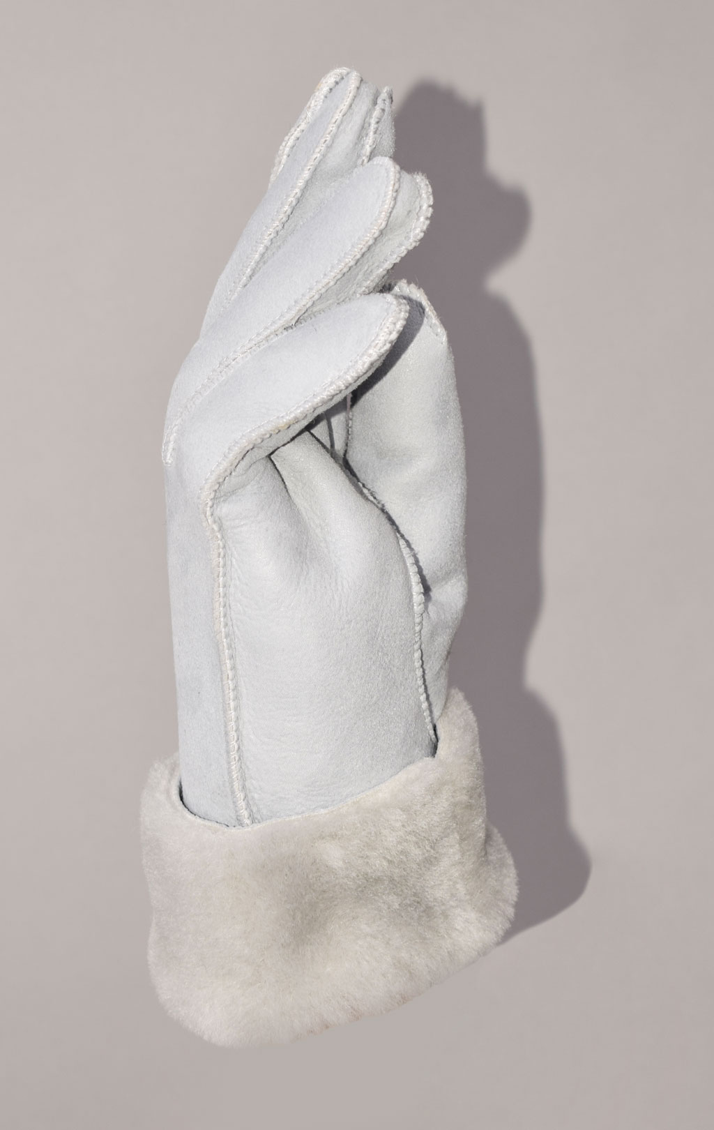 Женские перчатки PARAJUMPERS SHEARLING GLOVES овчина FW 23/24 shark 