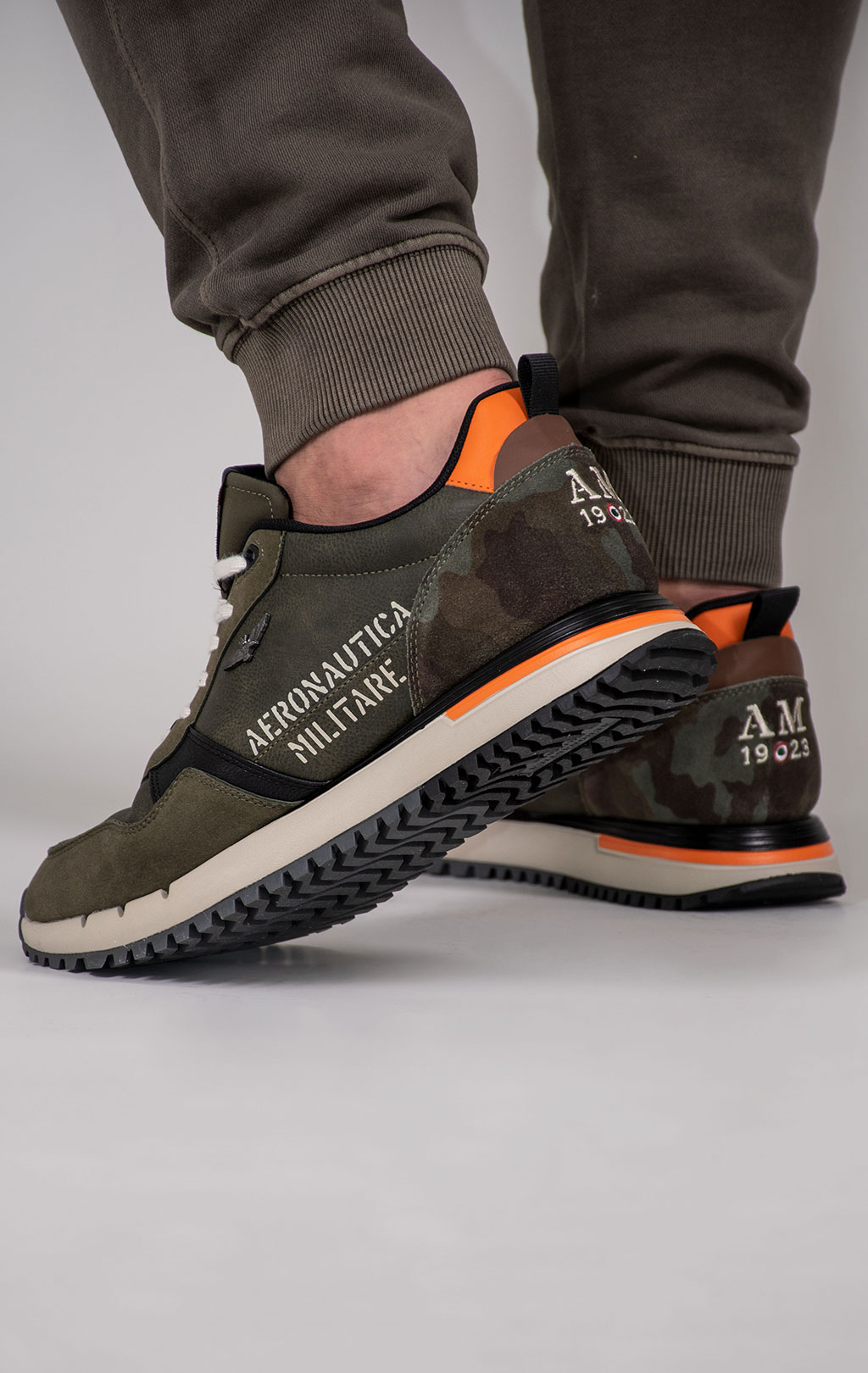 Кроссовки AERONAUTICA MILITARE FW 24/25/CN dark green (SC 283) 