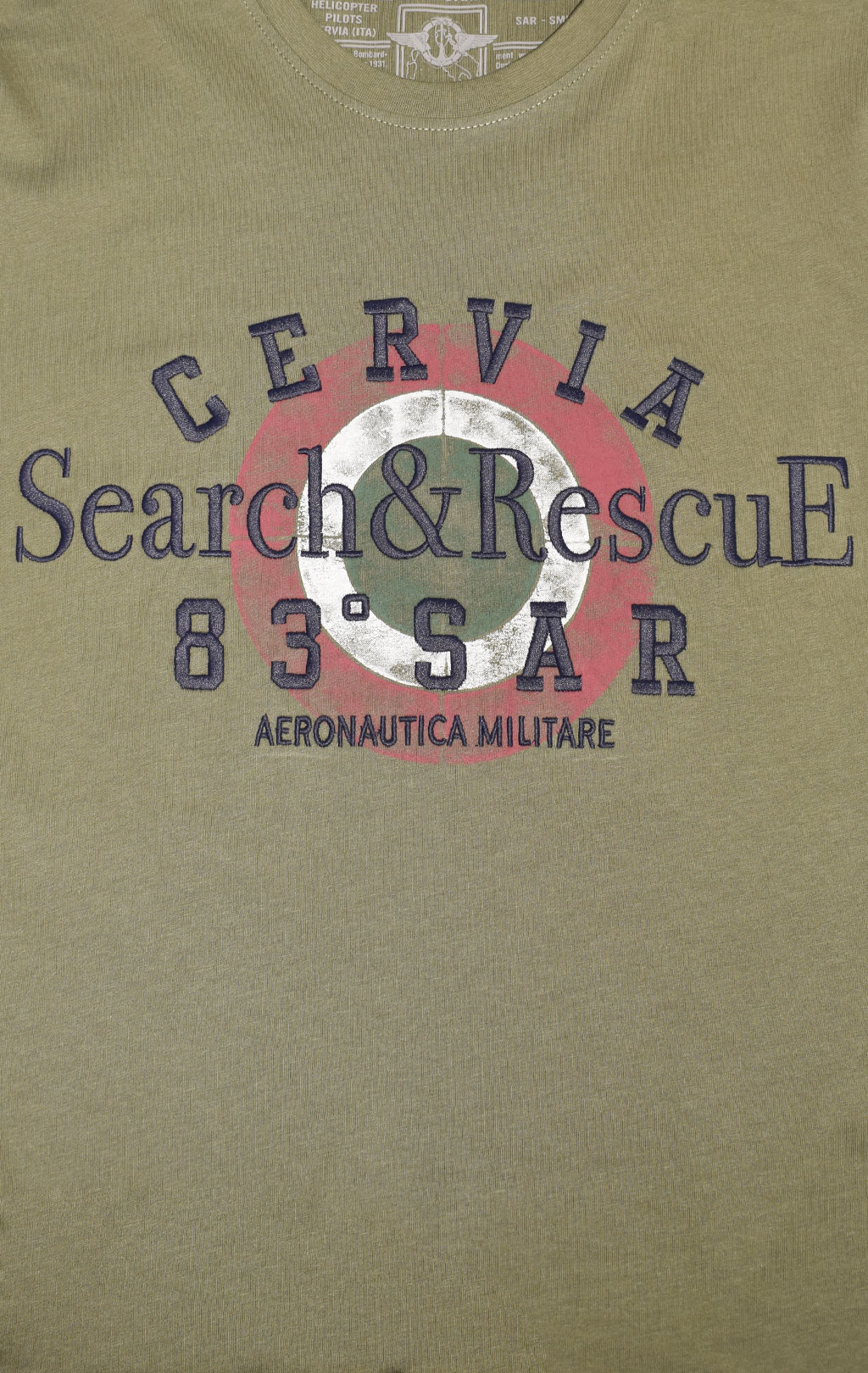 Футболка AERONAUTICA MILITARE SS 23/BD verde (TS 2085)
