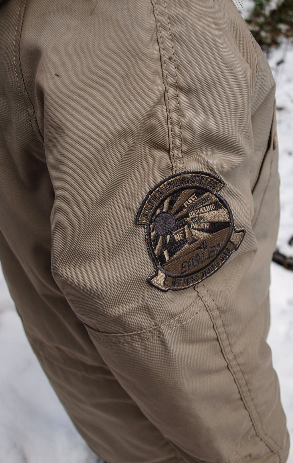 Детская аляска ALPHA INDUSTRIES EXPLORER khaki 