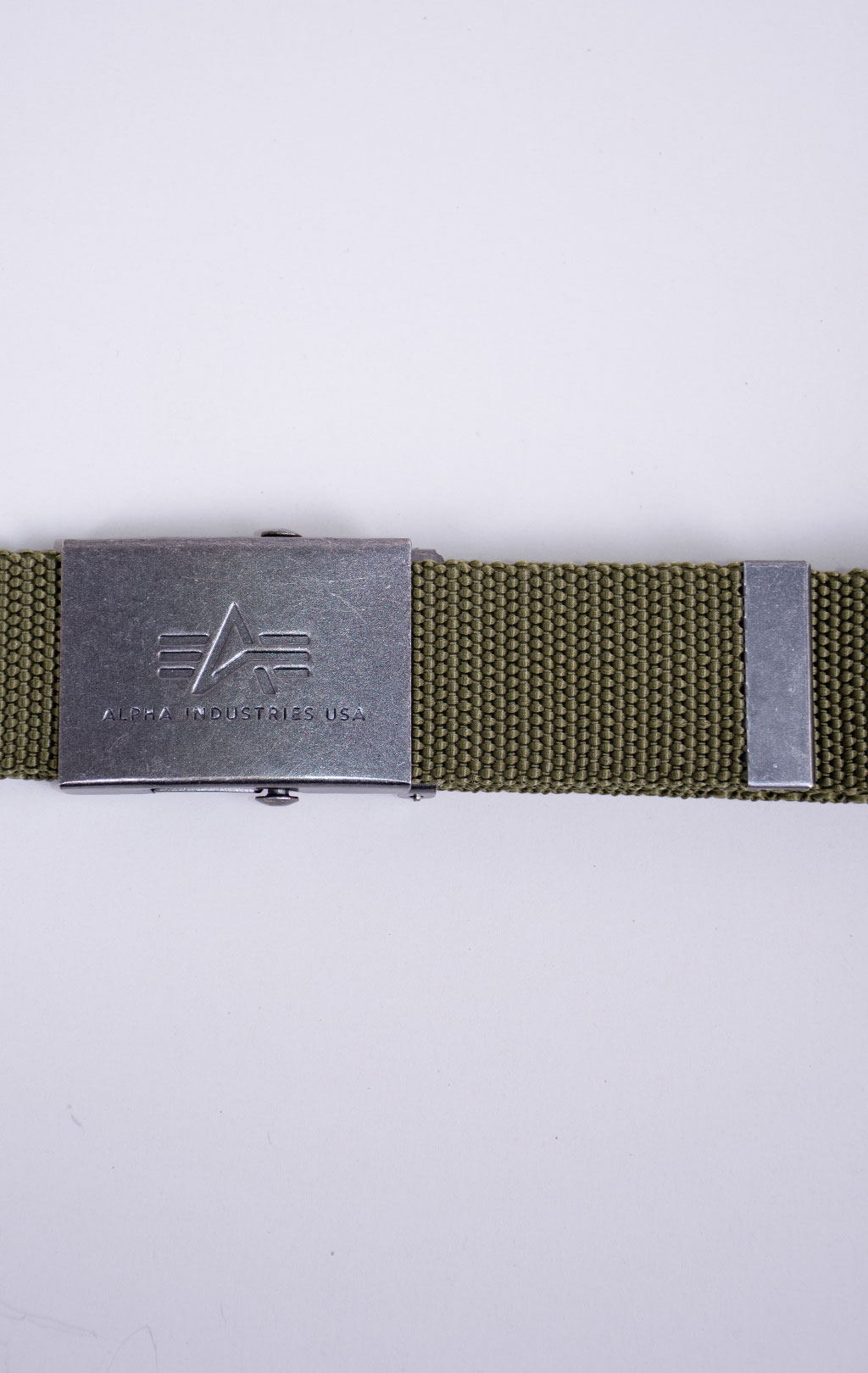 Ремень брючный ALPHA INDUSTRIES HEAVY DUTY BELT 4 cm olive 