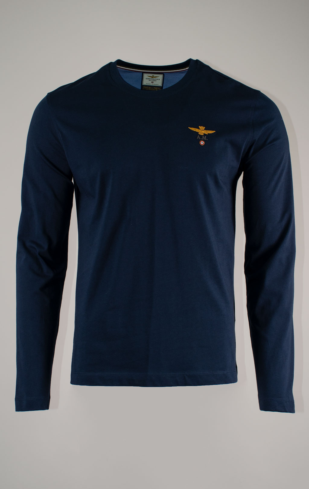 Лонгслив AERONAUTICA MILITARE FW 25/26/TR blue navy (TS 2390) 