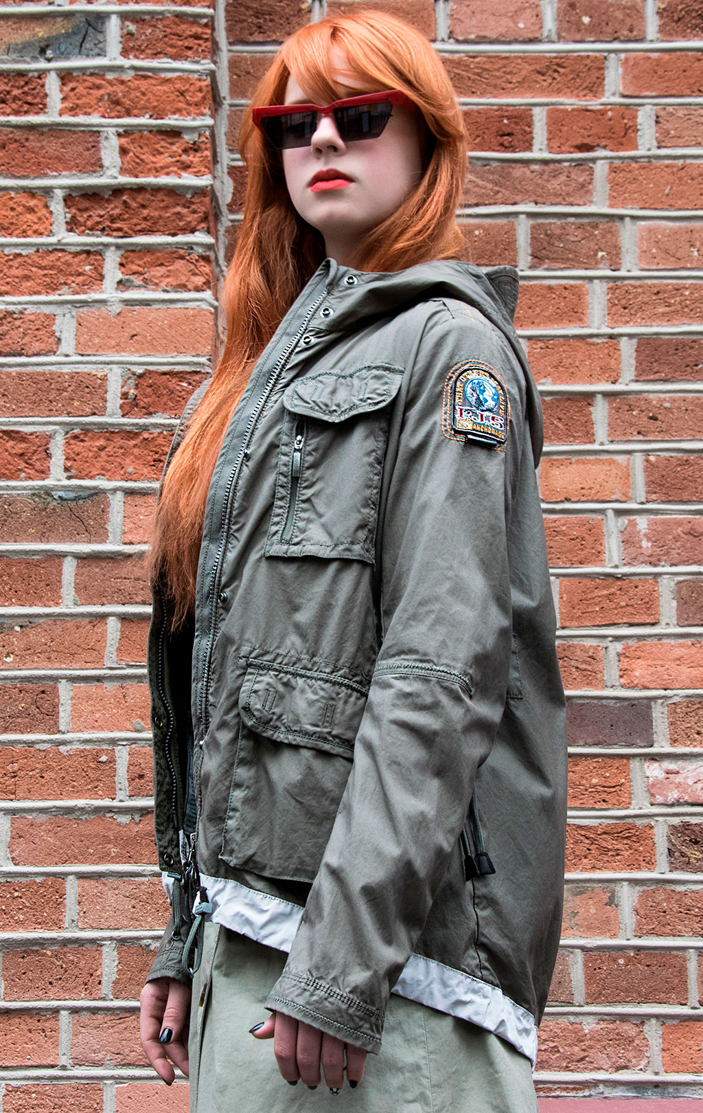 Женская ветровка PARAJUMPERS ANGELINA army 