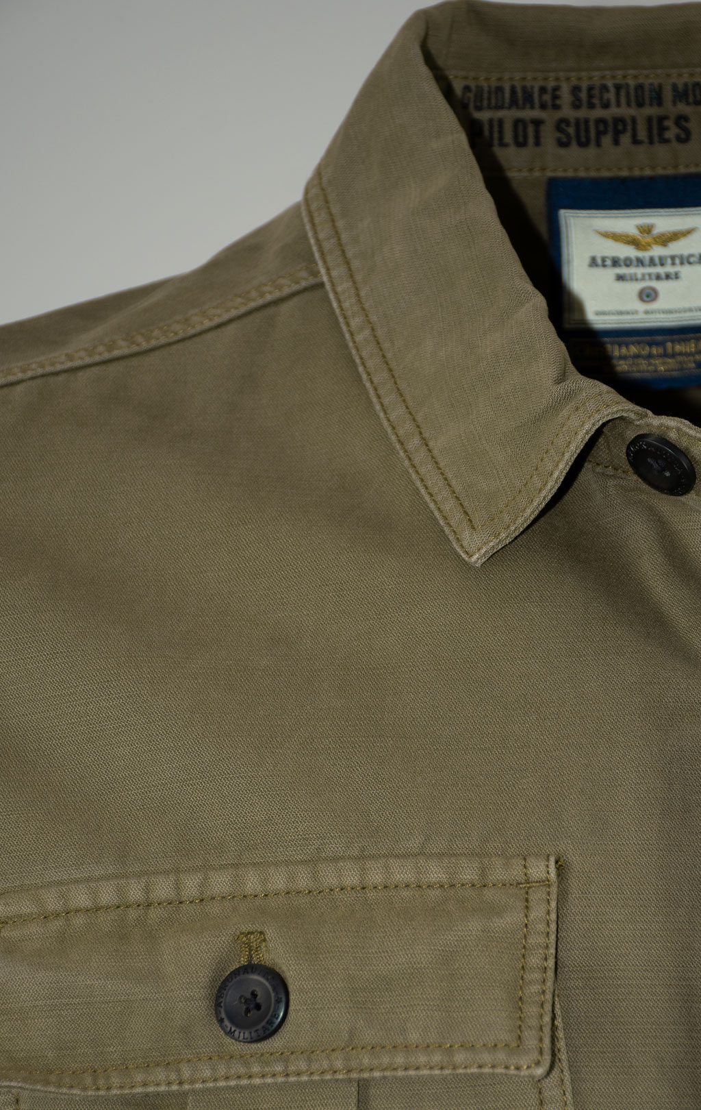 Ветровка AERONAUTICA MILITARE FW 25/26/IN dark olive (AC 0036) 
