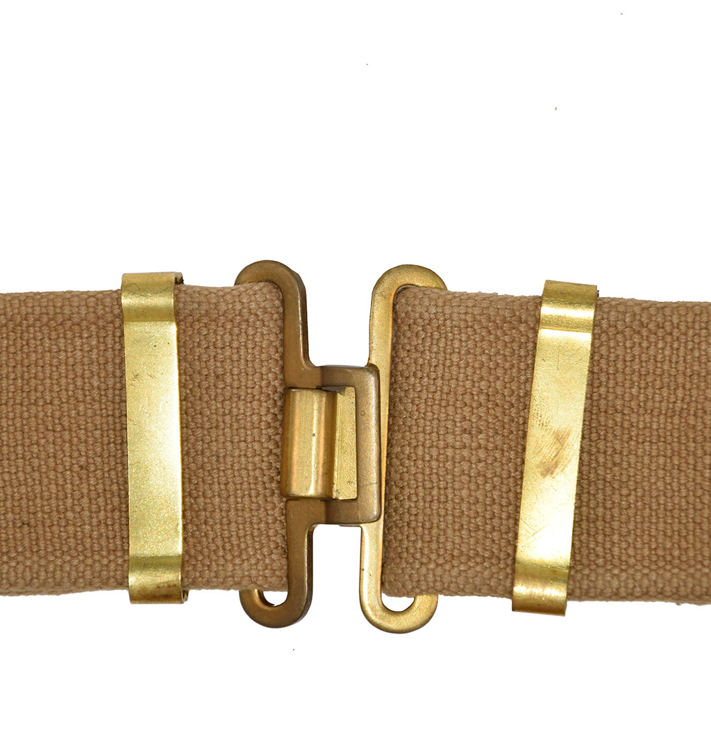 Ремень пистолетный брезент Gold Buckle khaki Италия