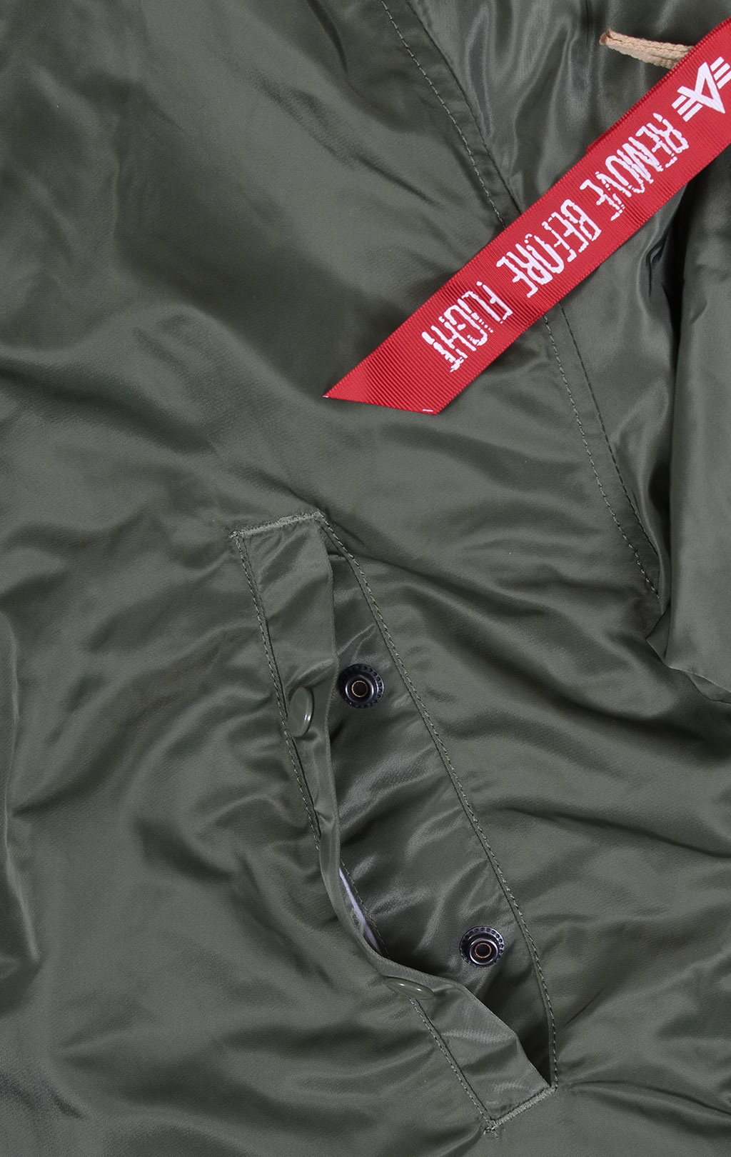 Аляска ALPHA INDUSTRIES ART VF big size N-3B натур. мех sage green 