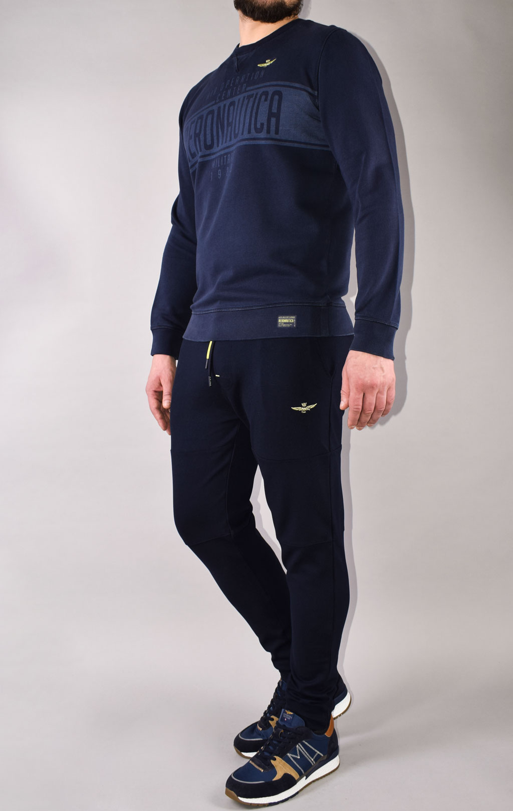 Свитшот AERONAUTICA MILITARE SS 22/IN dark navy (FE 1658) 