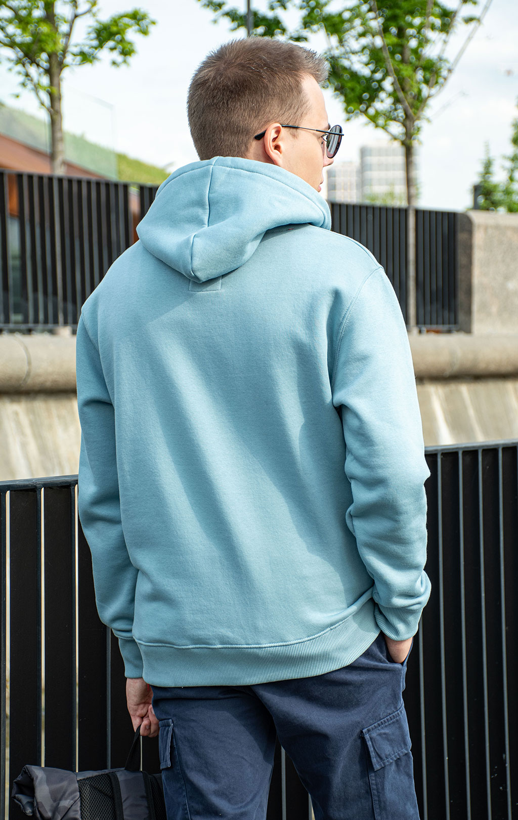 Толстовка ALPHA INDUSTRIES BASIC HOODY greyblue 