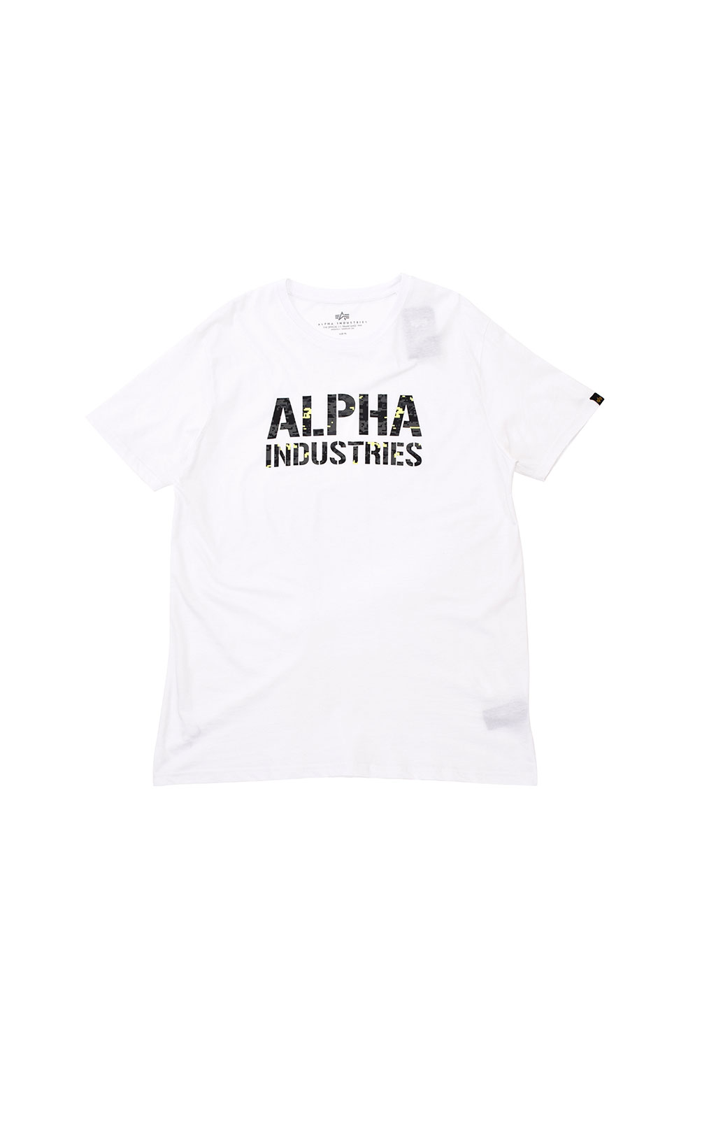 Футболка ALPHA INDUSTRIES CAMO PRINT white/digi black camo 