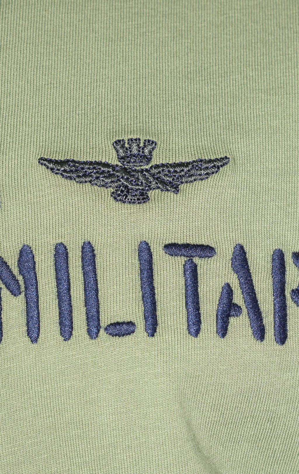 Лонгслив AERONAUTICA MILITARE SS 23/TR verde militare (TS 2052) 