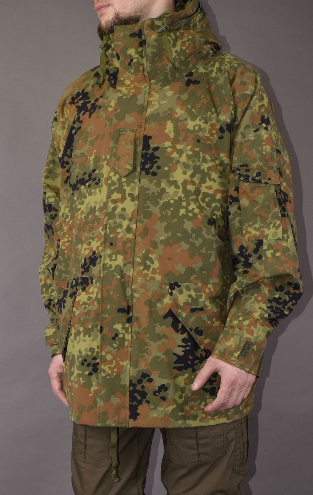 Куртка непромокаемая Mil-Tec мембрана flecktarn 