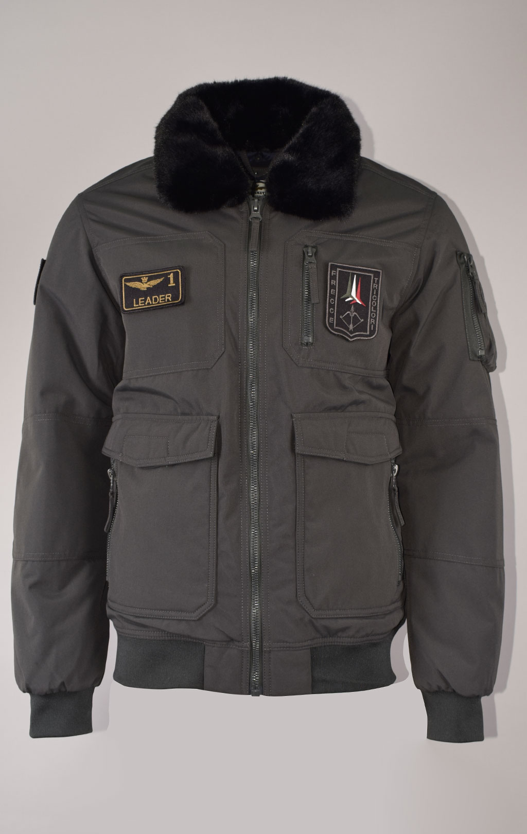 Куртка-пилот AERONAUTICA MILITARE FW 23/24 m/BD dark green (AB 2106) 