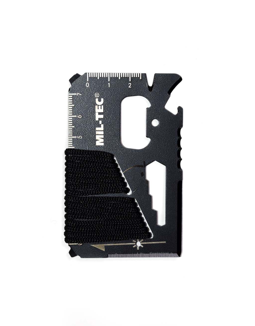 Инструмент спасательный Mil-Tec PARACORD black 