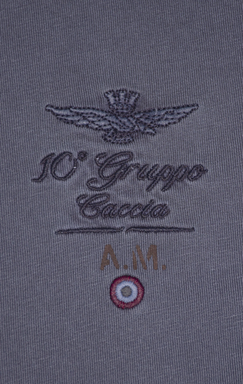 Лонгслив AERONAUTICA MILITARE FW 24/25/TR dark blue washed (TS 2313) 