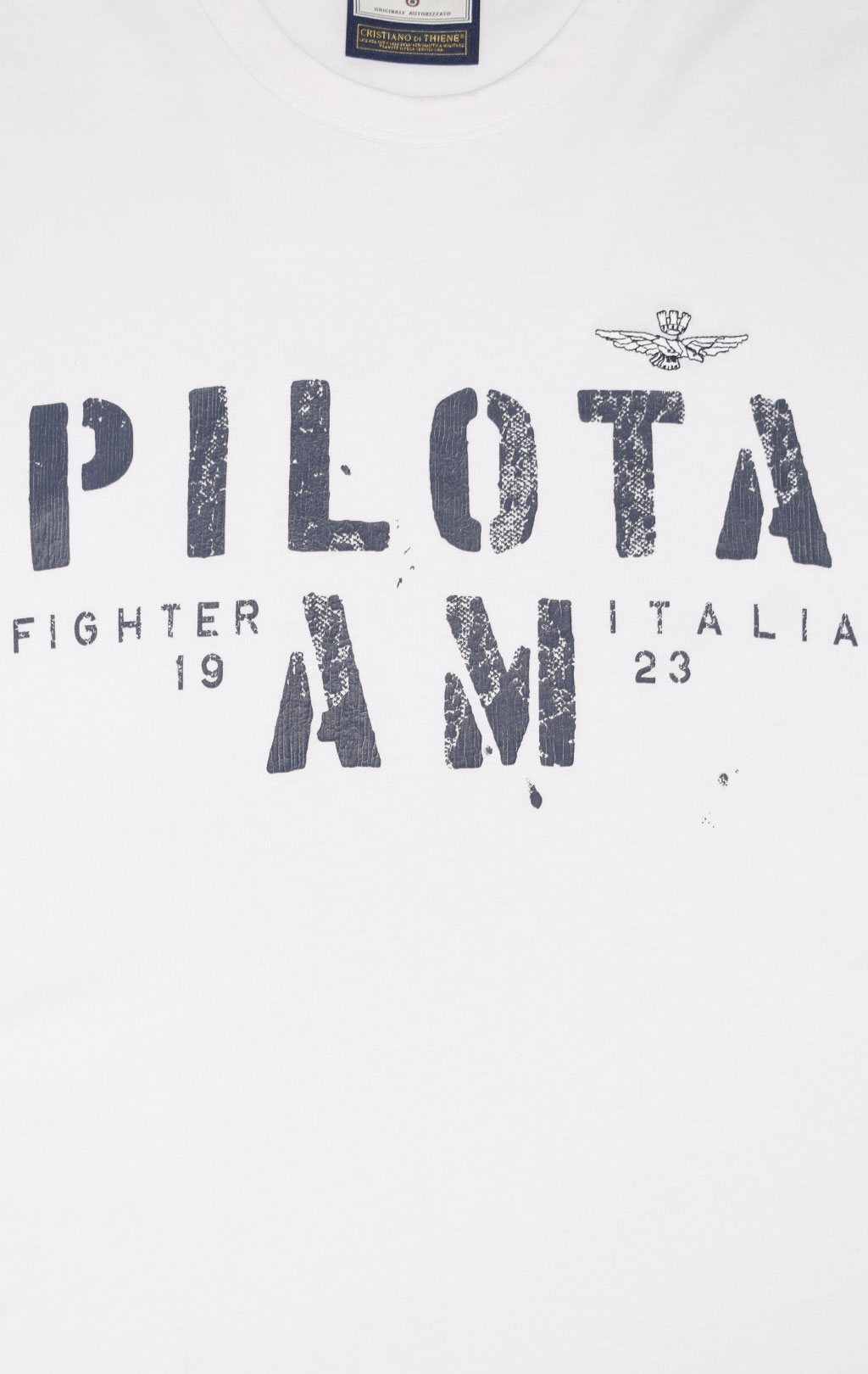 Футболка AERONAUTICA MILITARE SS 23/BD off white (TS 2092) 