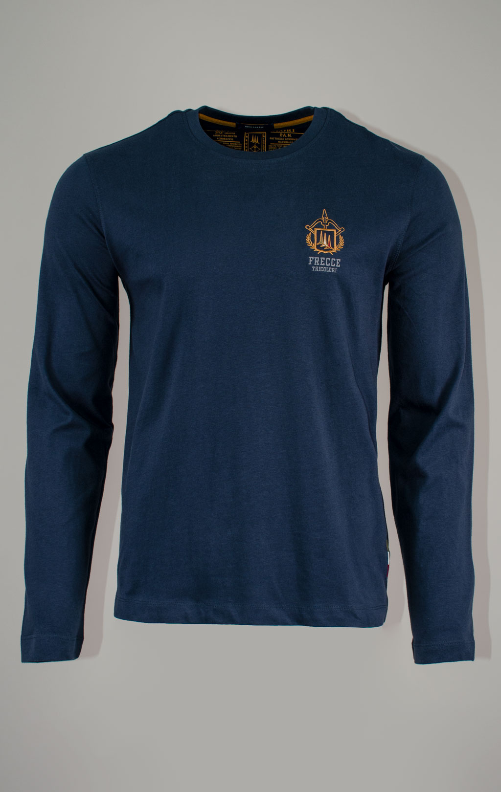 Лонгслив AERONAUTICA MILITARE FW 25/26/BD blue navy (TS 2466) 