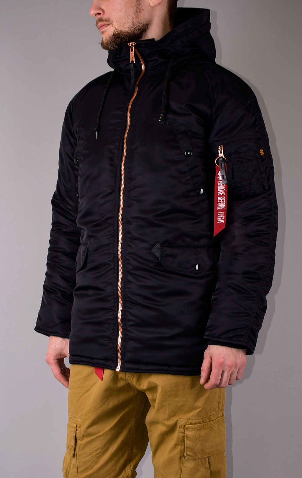 Аляска ALPHA INDUSTRIES PM N-3B black 