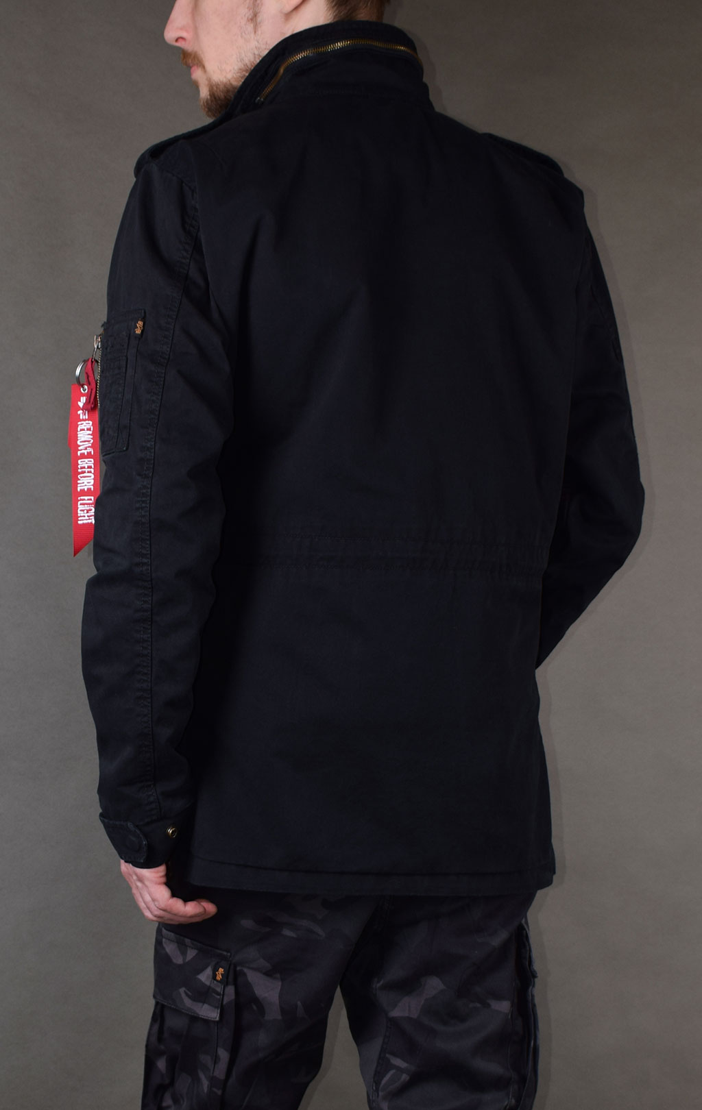 Ветровка ALPHA INDUSTRIES HUNTINGTON M-65 black 