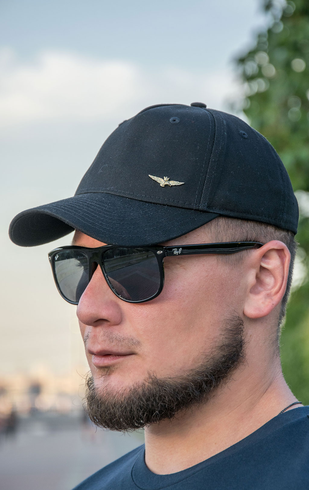 Бейсболка AERONAUTICA MILITARE FW 22/23/CN jet black (HA 1122)