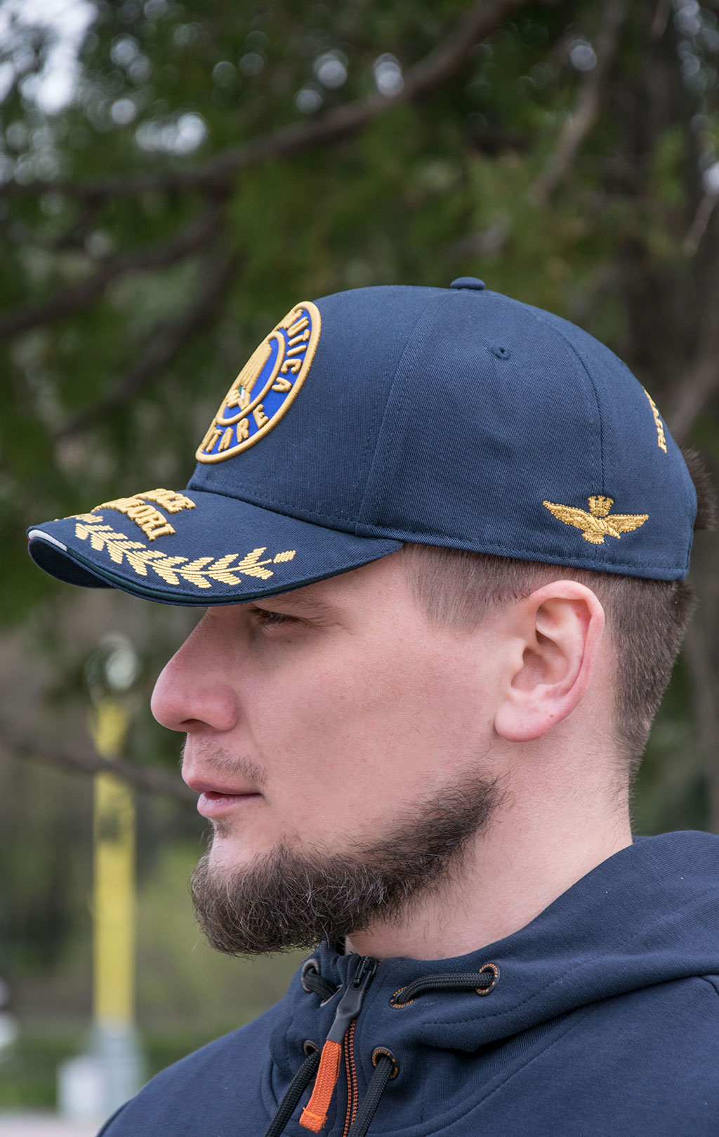 Бейсболка AERONAUTICA MILITARE SS 22/CN blue navy (HA 1105)