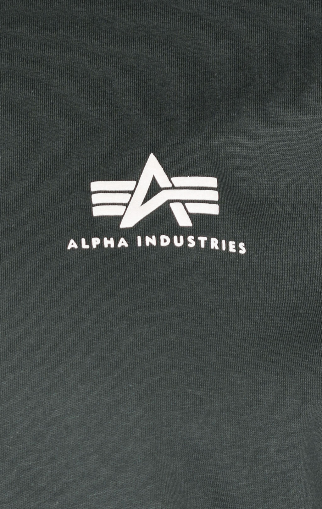 Футболка ALPHA INDUSTRIES BASIC T SMALL LOGO navy green 