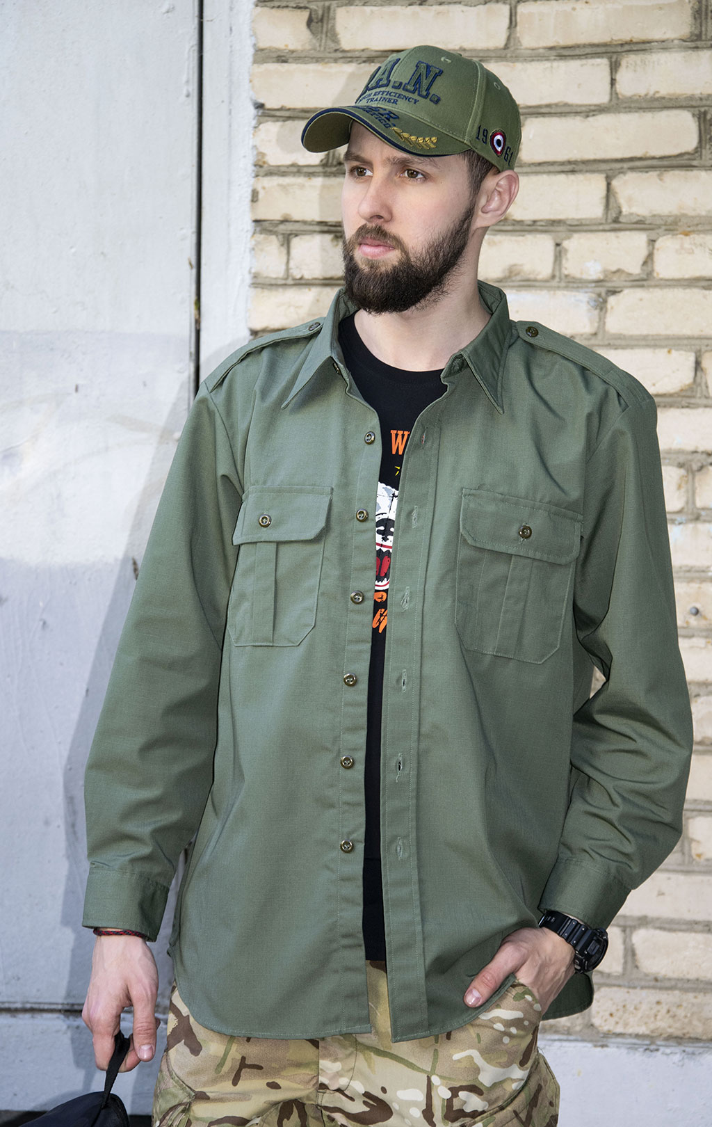 Рубашка Propper TACTICAL хлопок35%/полиэстер65% Rip-Stop olive 