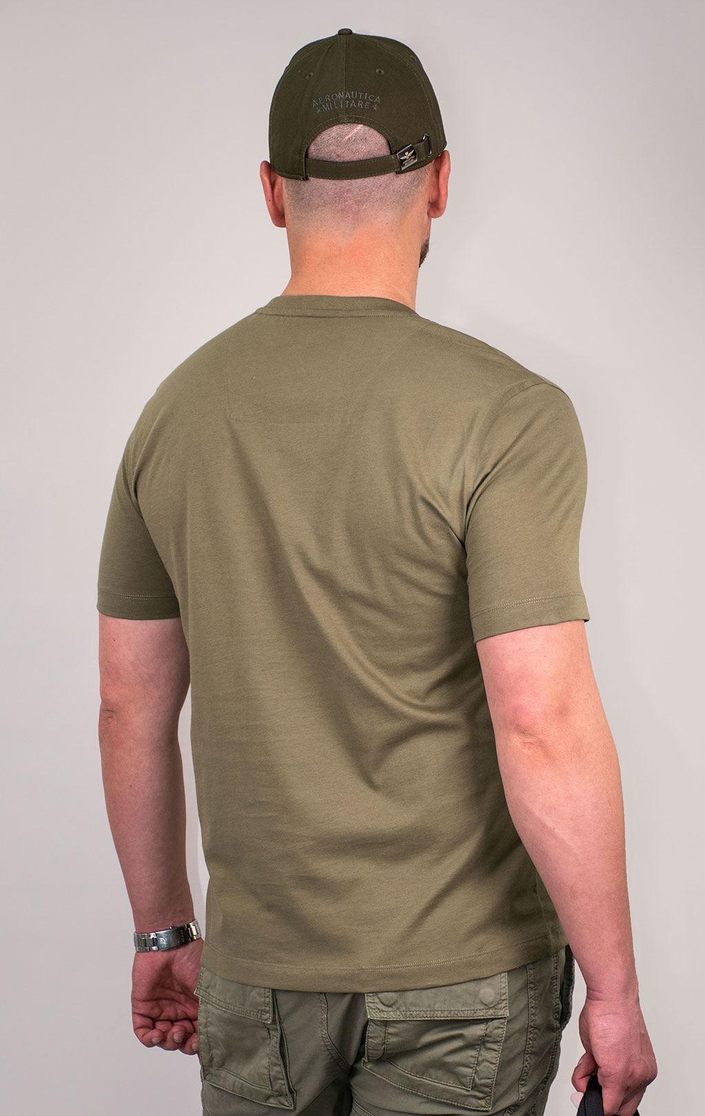 Футболка AERONAUTICA MILITARE SS 24/TR green (TS 1580) 