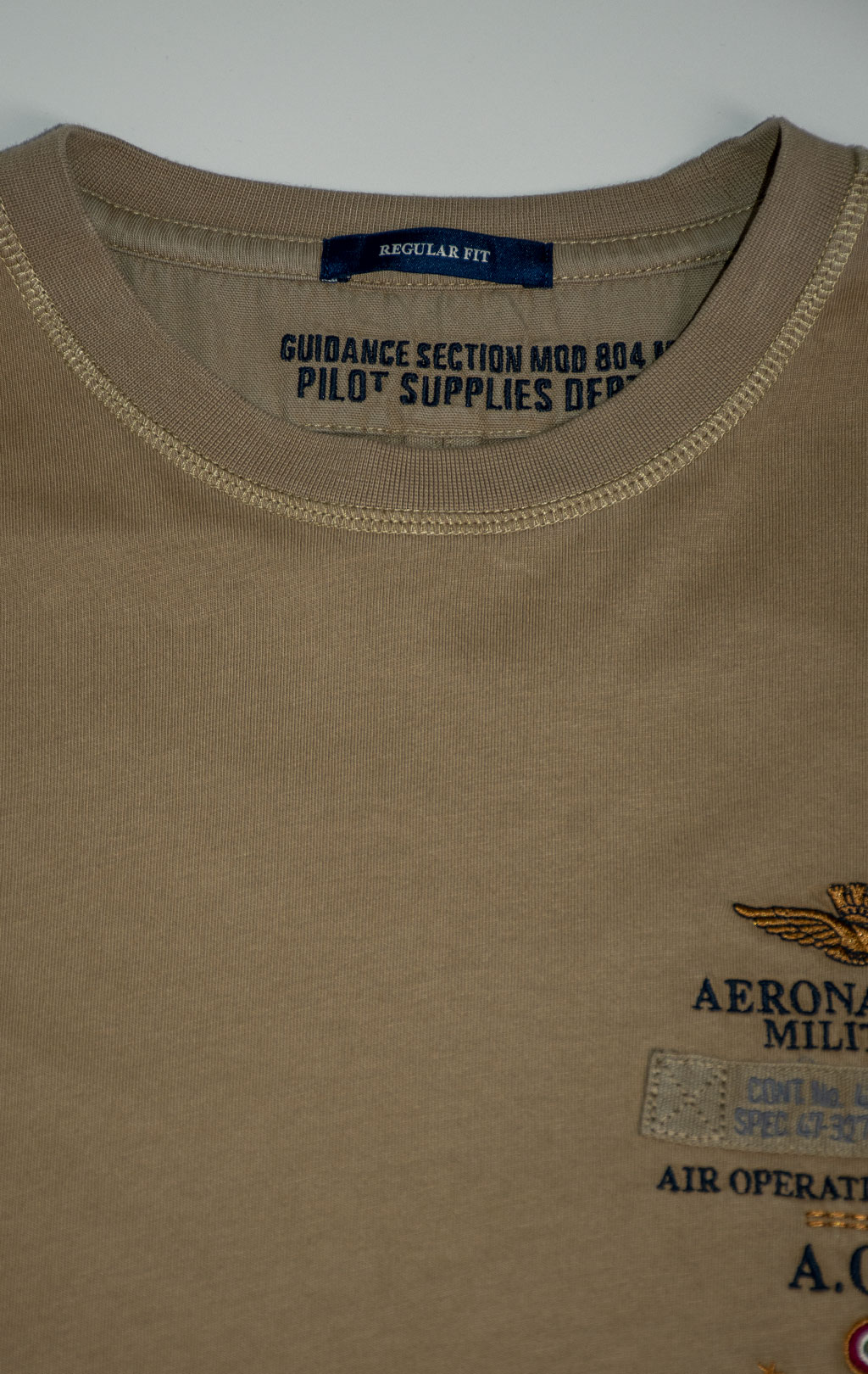 Лонгслив AERONAUTICA MILITARE FW 25/26/TR colonial abbey (TS 2470) 