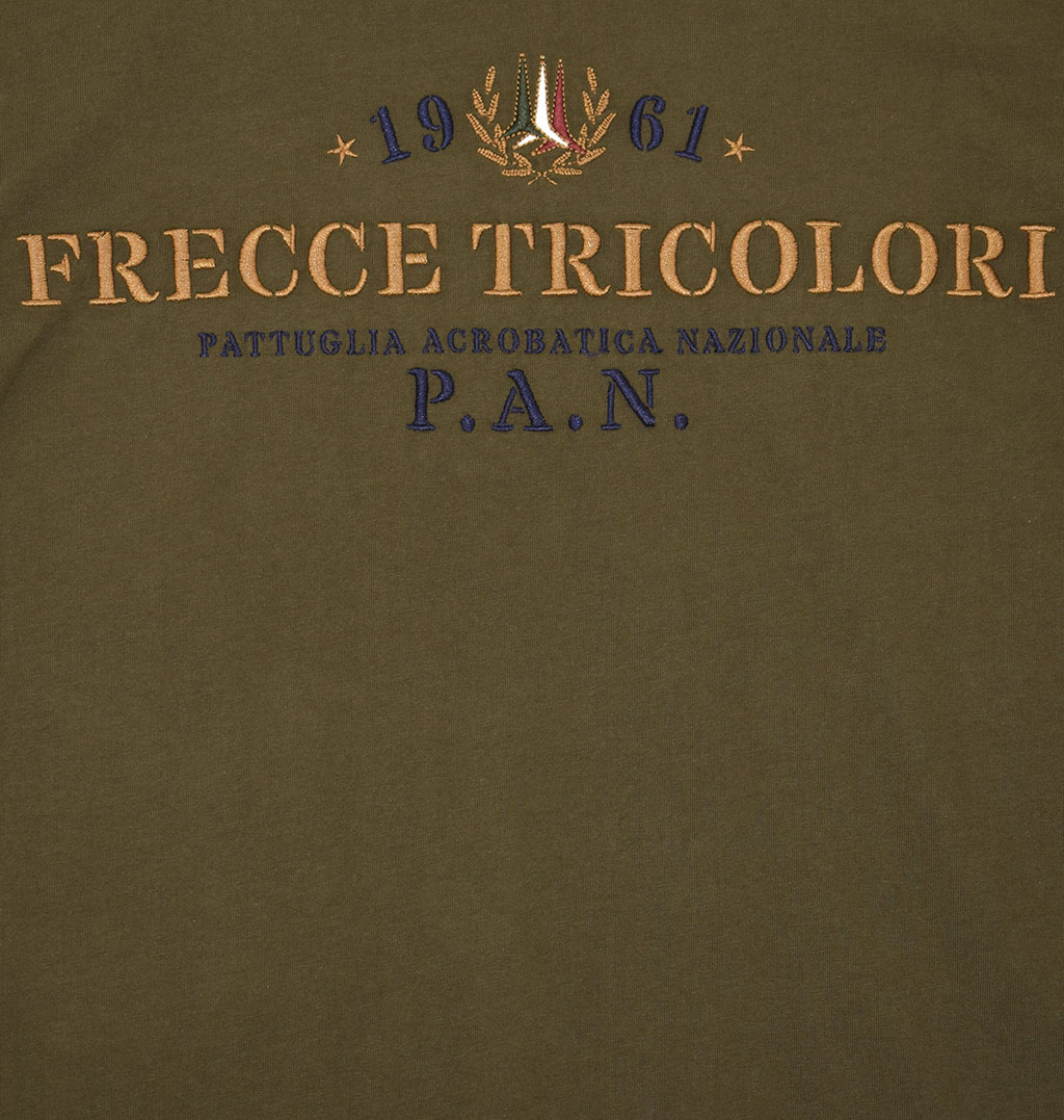 Лонгслив AERONAUTICA MILITARE FW 19/20 verde marcio (TS 1297)