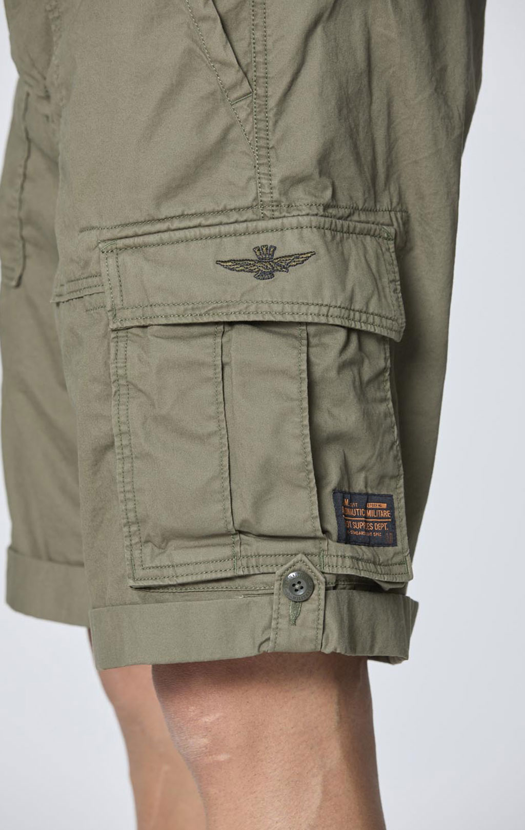 Шорты AERONAUTICA MILITARE big size SS 25 m/IN military olive (BE 250) 