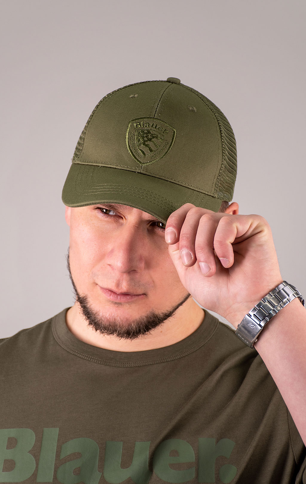 Бейсболка BLAUER TRUCKER CAP SS 24 green (AO4535) 