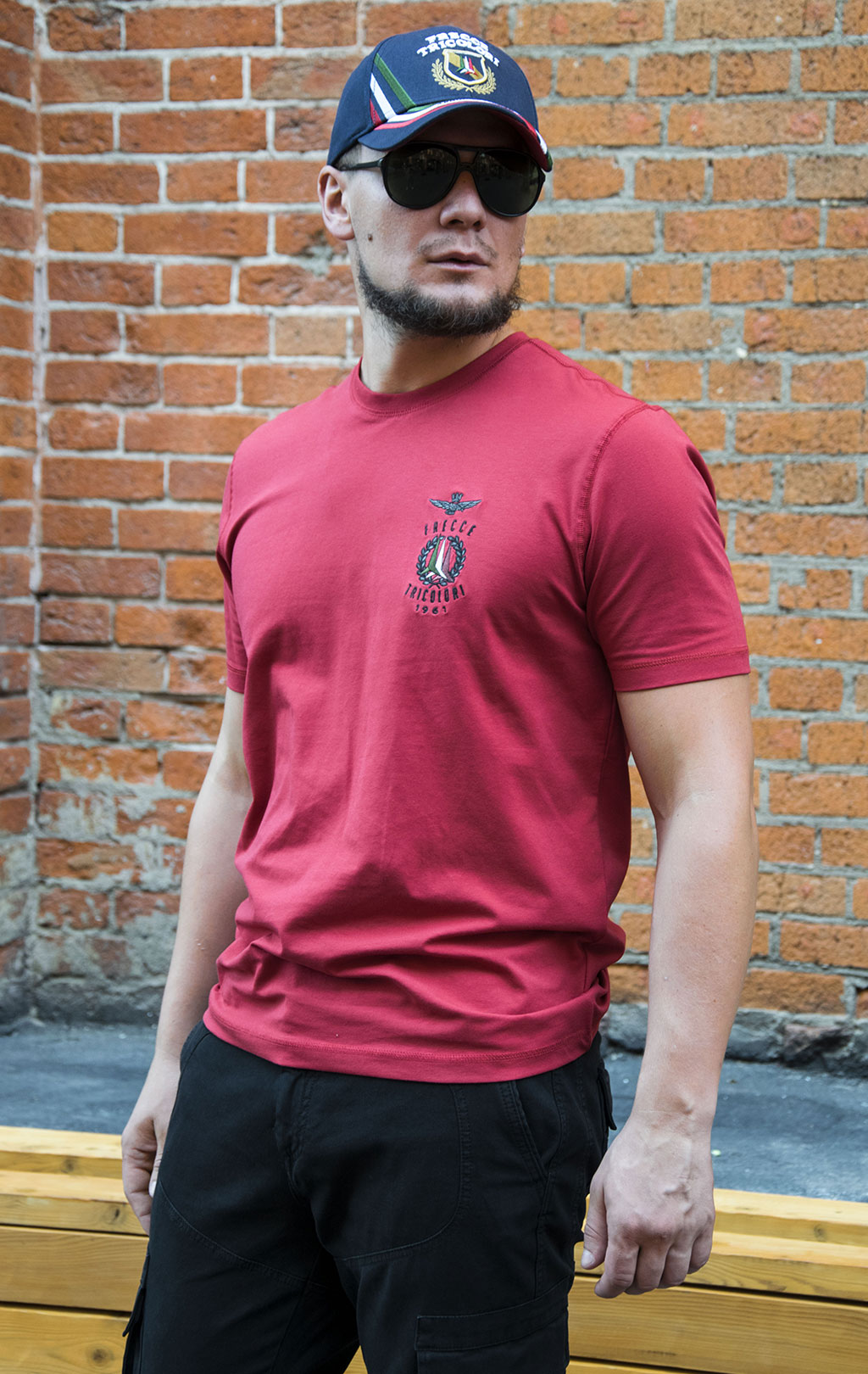 Футболка AERONAUTICA MILITARE FW 21/22/BD rosso (TS 1893) 