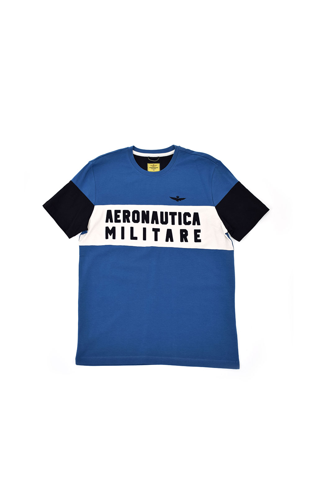 Футболка AERONAUTICA MILITARE SS 21/TR azzurro/gesso (TS 1817) 