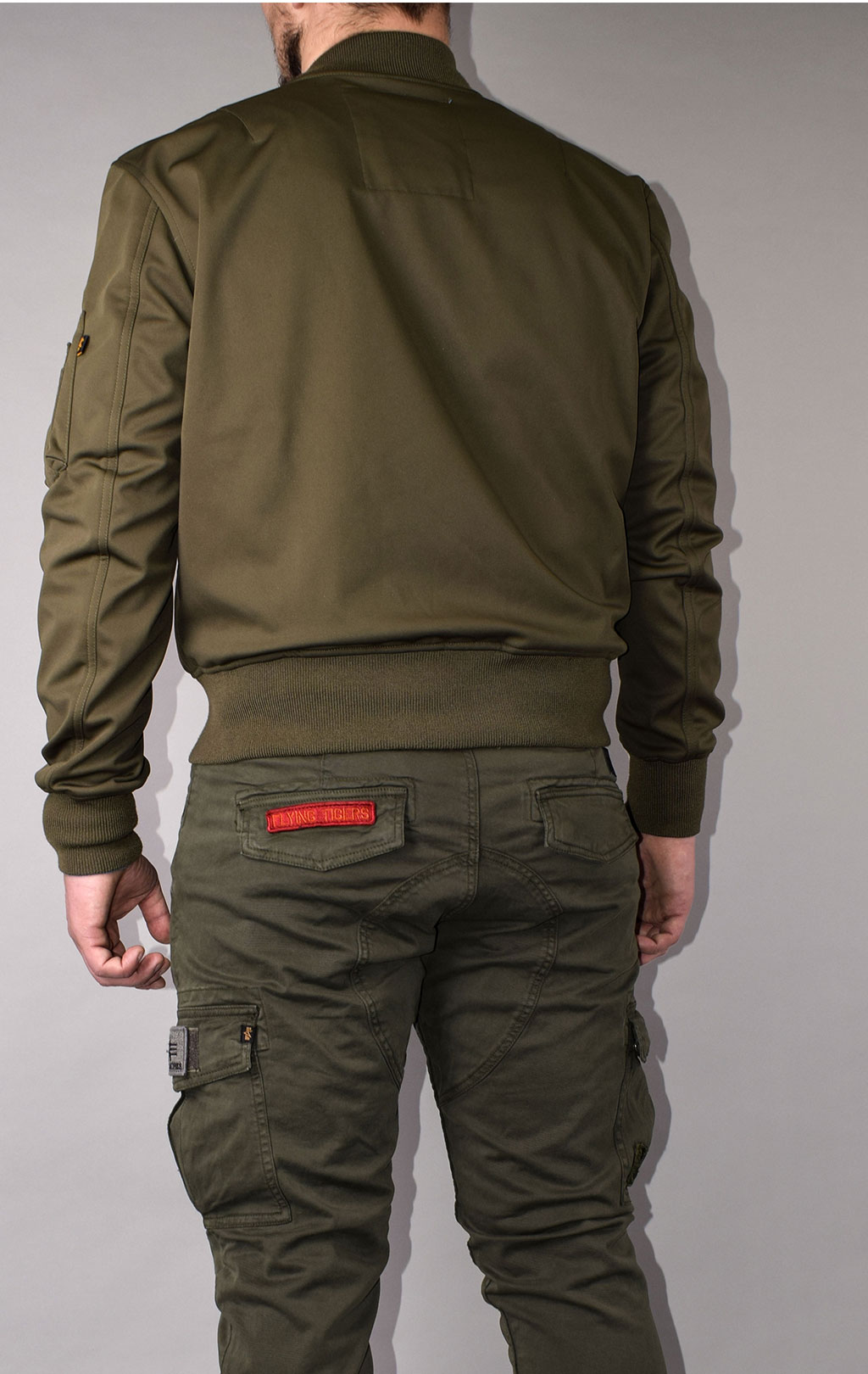 Ветровка ALPHA INDUSTRIES big size MA-1 Soft Shell olive 