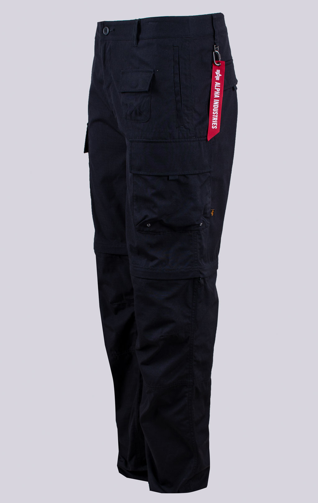 Брюки-шорты ALPHA INDUSTRIES CONVERTIBLE CARGO PANT SS 24 m black 