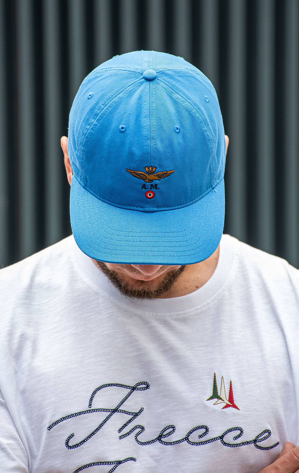 Бейсболка AERONAUTICA MILITARE SS 26/CN pacific blue (HA 1246) 